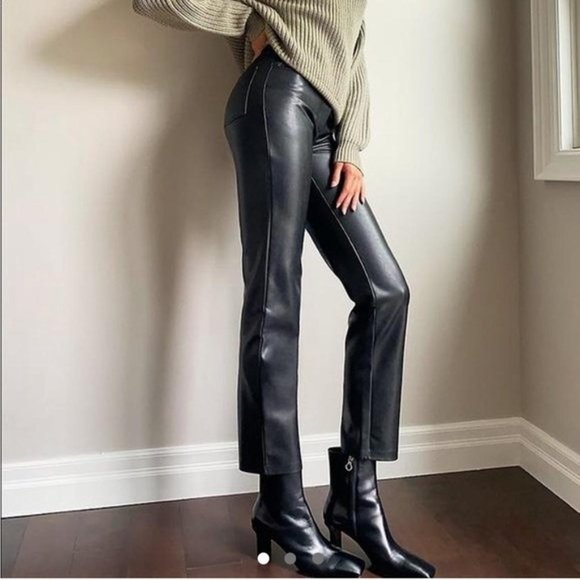 Aritzia Melina vegan leather pants - Picture 2 of 9